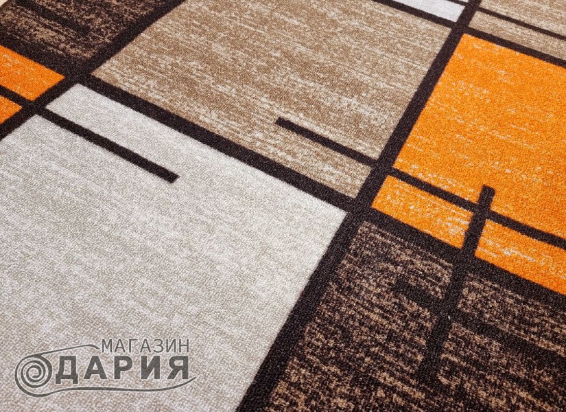 Мокетена пътека ERIKA 8010 beige/orange